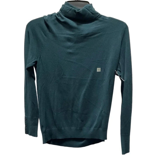 Top Long Sleeve By Ann Taylor In Green, Size: M