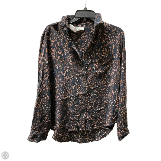Top Long Sleeve By Beachlunchlounge In Black, Size: L