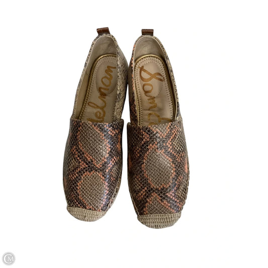 Shoes Flats By Sam Edelman In Snakeskin Print, Size: 7