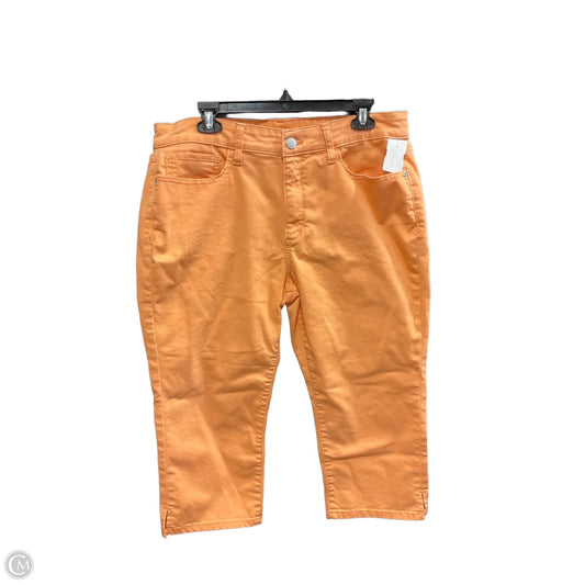 Capris By St Johns Bay In Orange, Size: 16