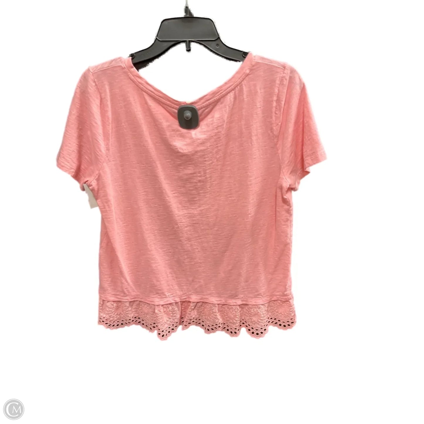 Top Short Sleeve By Talbots In Pink, Size: M
