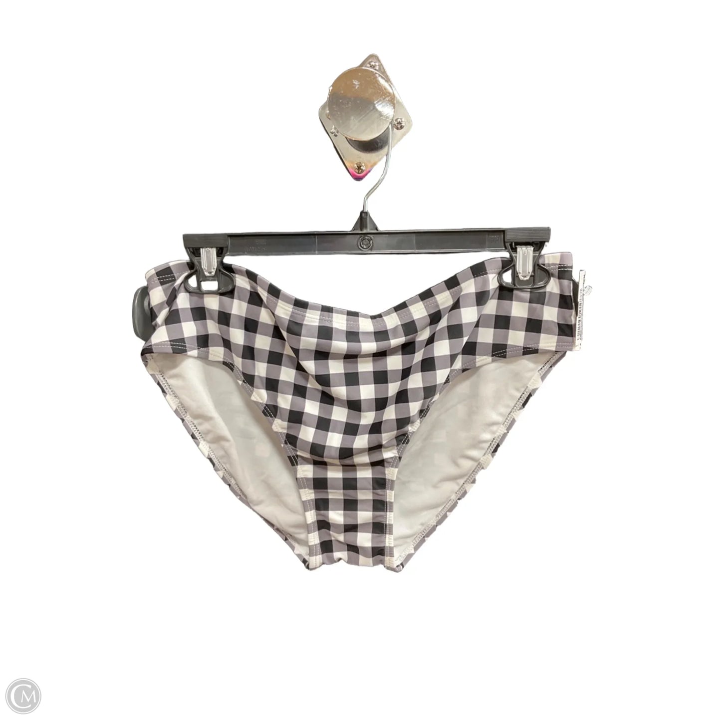 Swimsuit Bottom By Clothes Mentor In Plaid Pattern, Size: L