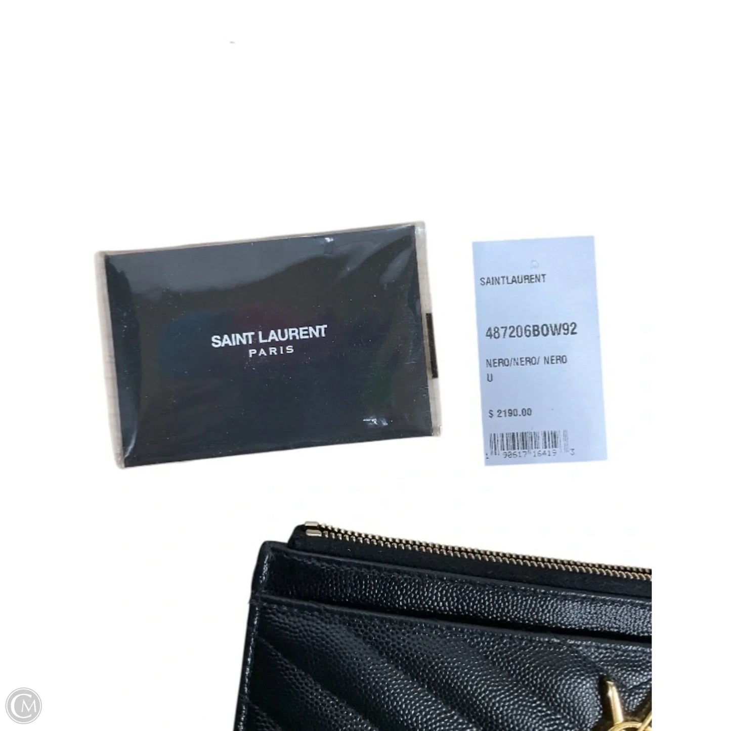 Wallet Luxury Designer By Yves Saint Laurent, Size: Medium
