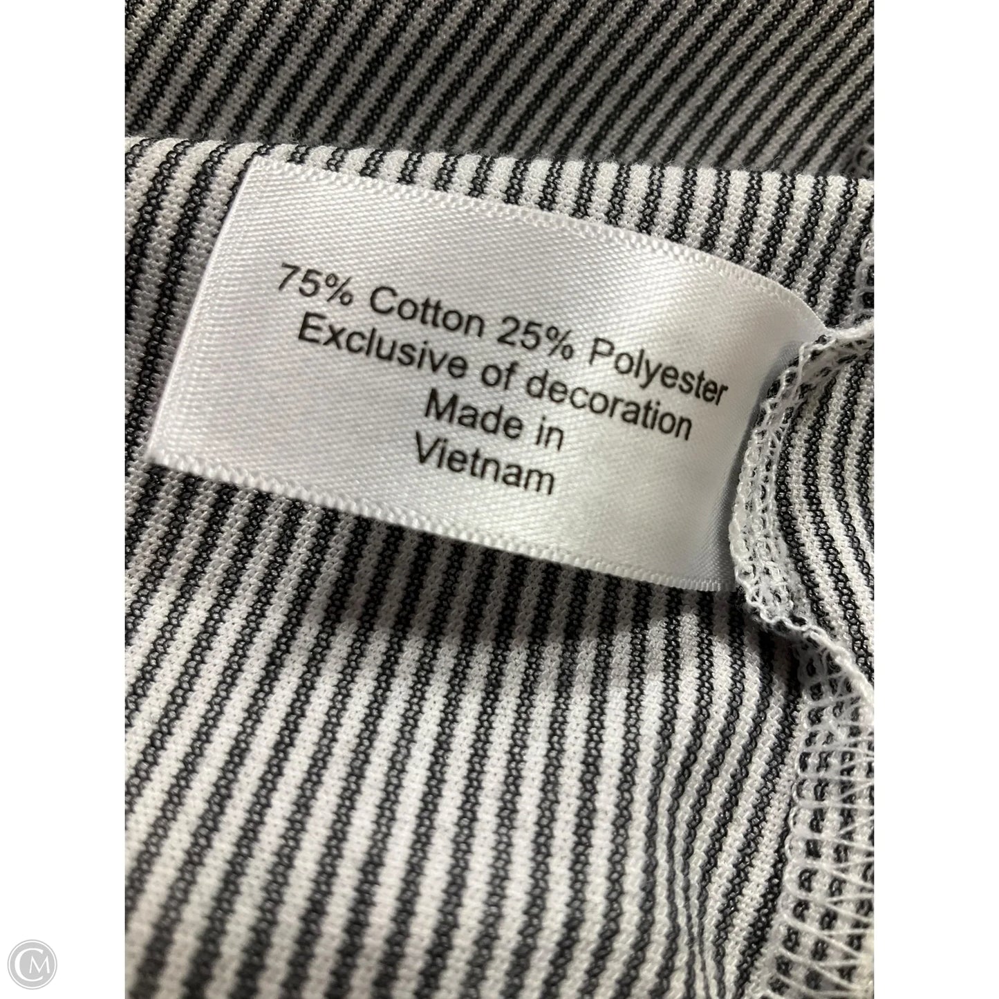 Top 3/4 Sleeve By Lane Bryant In Striped Pattern, Size: 26