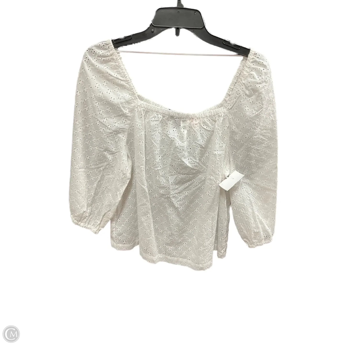 Top 3/4 Sleeve By Sanctuary In White, Size: M