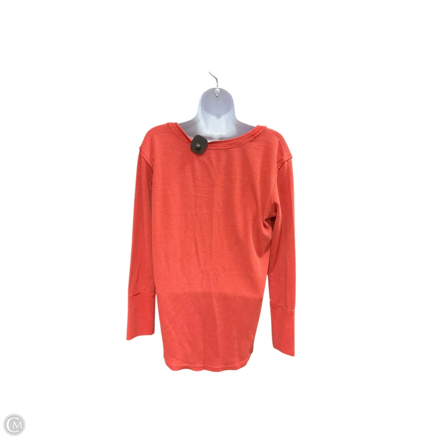 Top Long Sleeve By Caslon In Orange, Size: M