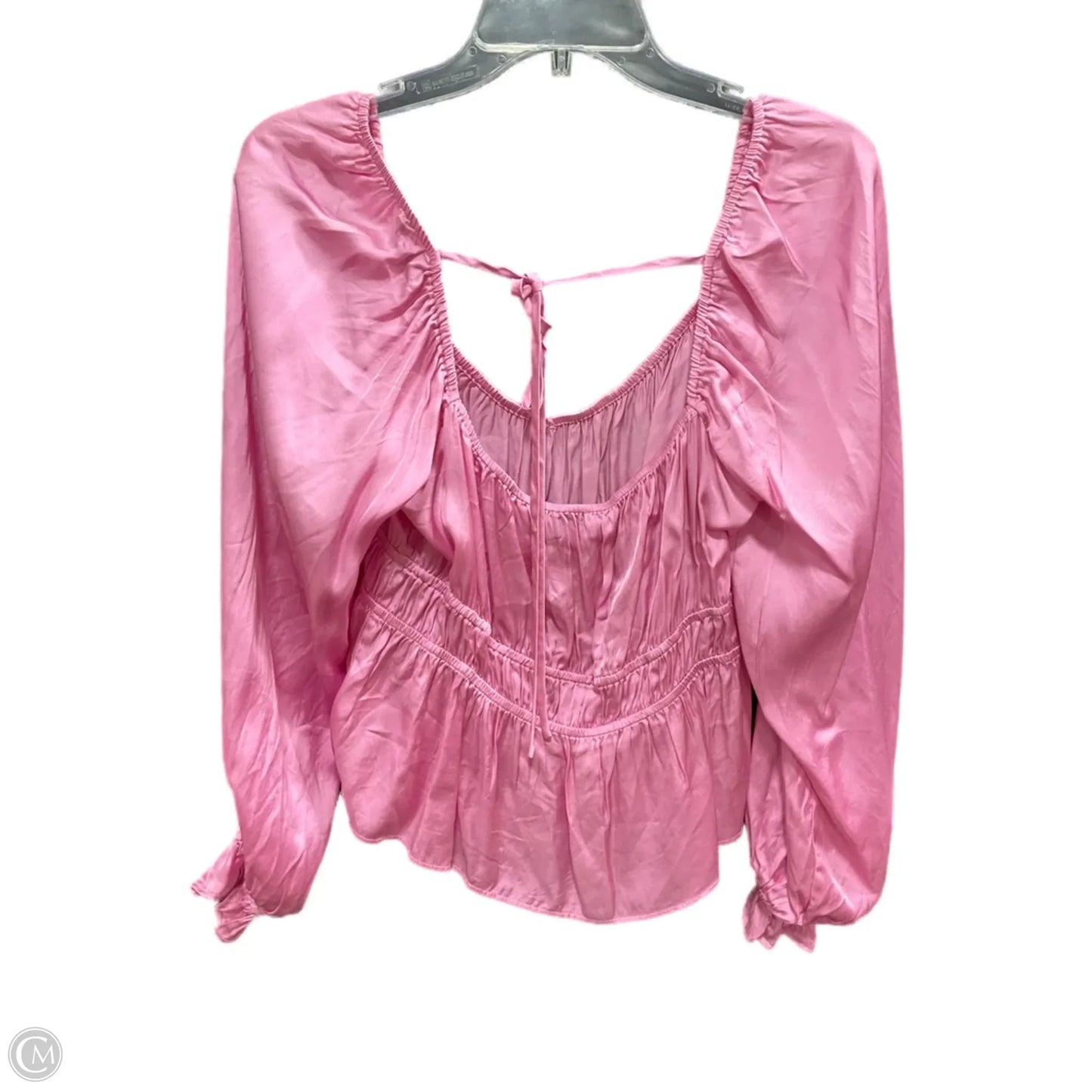 Top Long Sleeve By Lucy Paris In Purple, Size: L