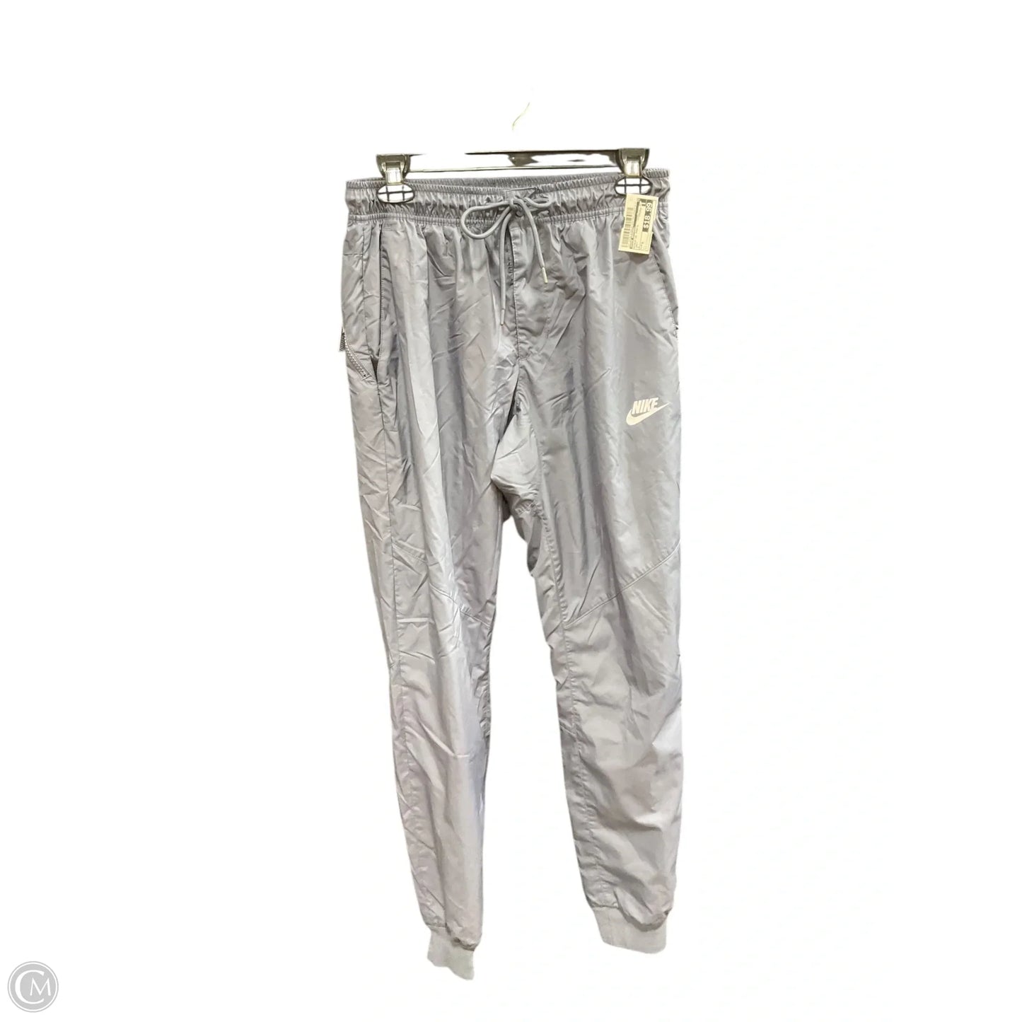 Athletic Pants By Nike Apparel In Grey, Size: S