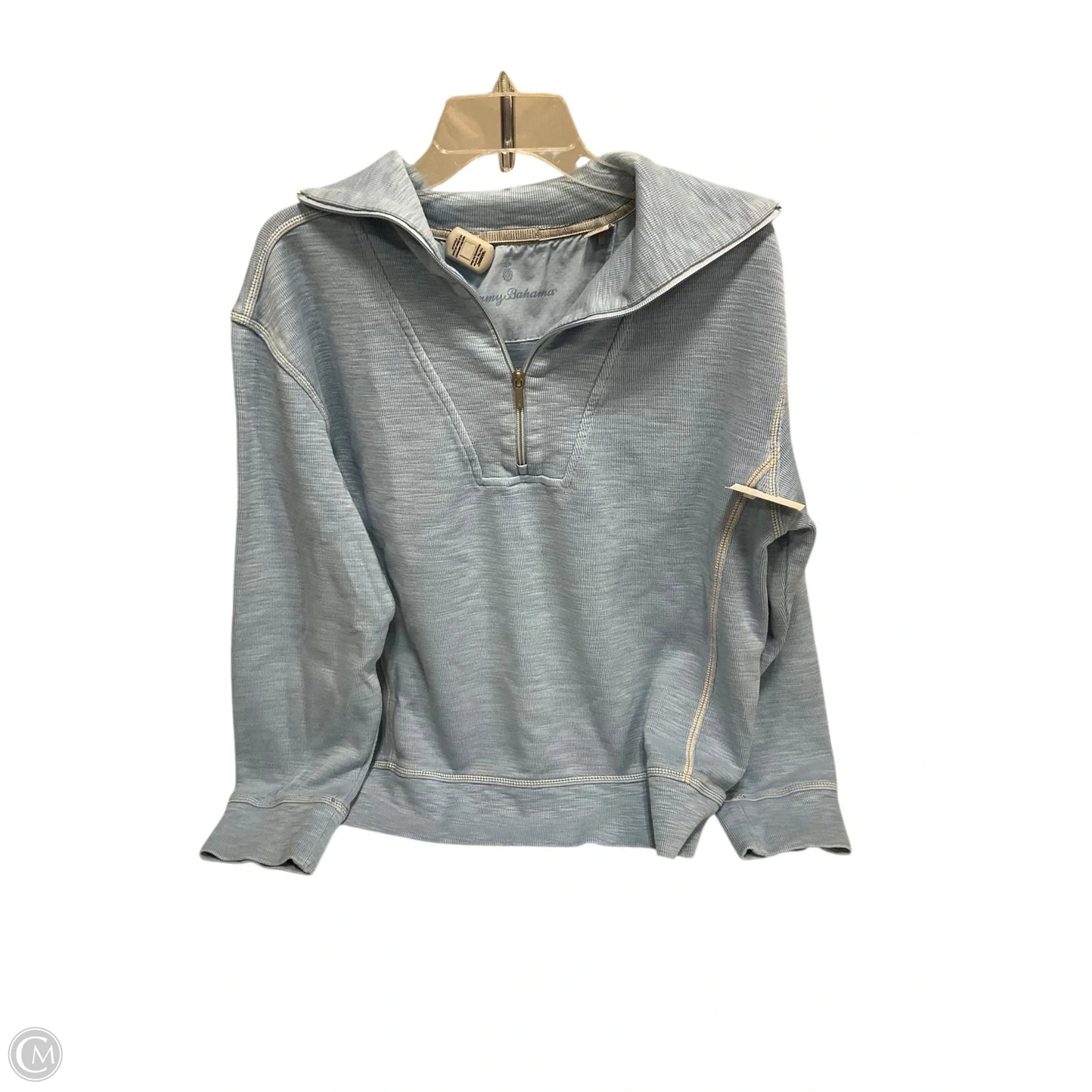 Top Long Sleeve By Tommy Bahama In Blue, Size: L