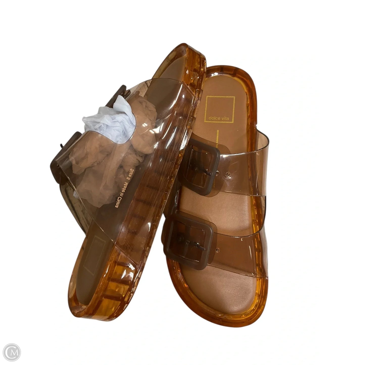 Sandals Flats By Dolce Vita In Brown, Size: 8