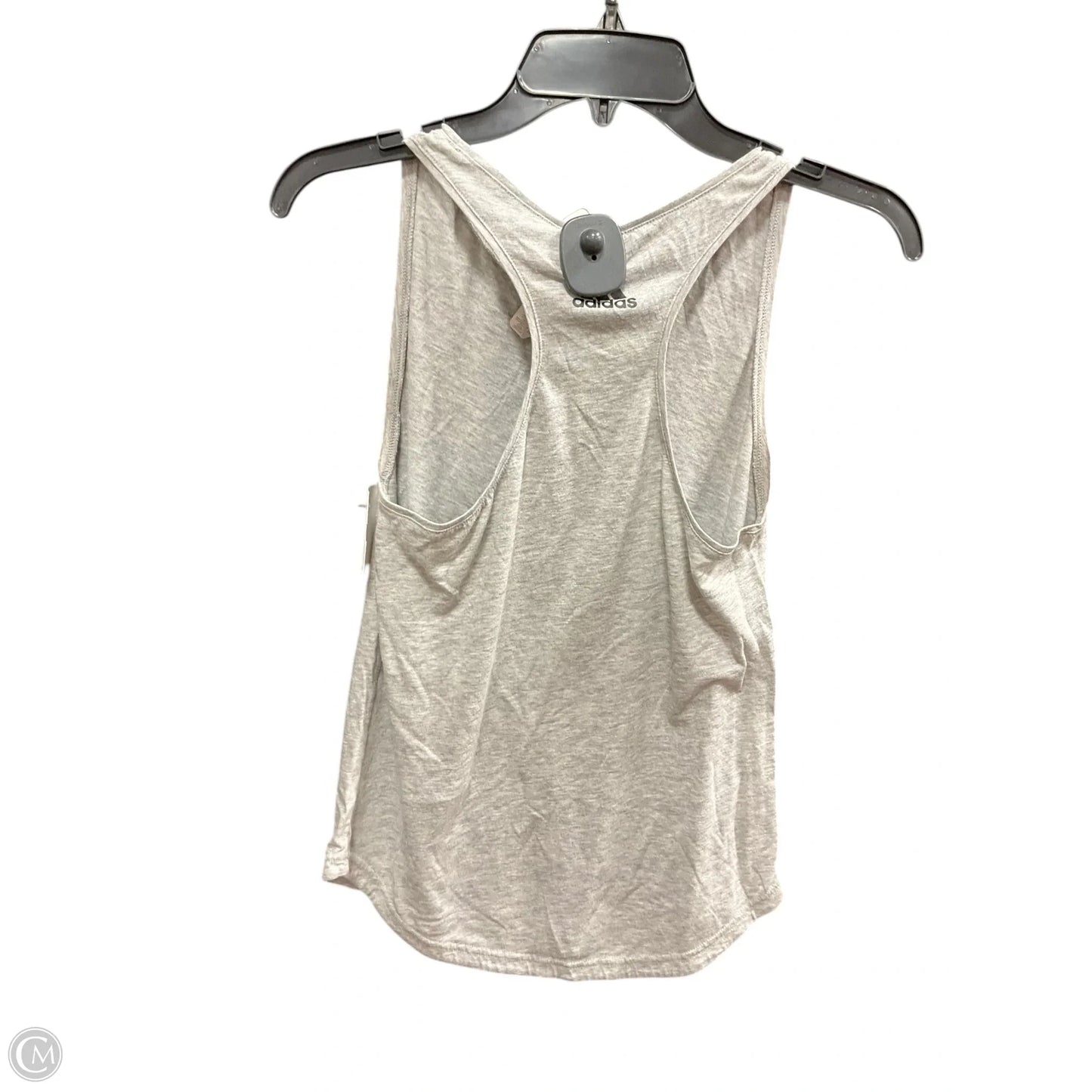 Athletic Tank Top By Adidas In Grey, Size: Xs