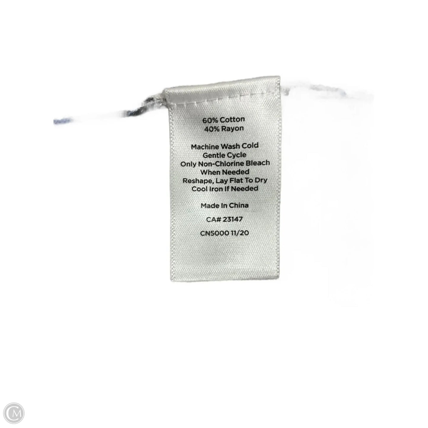 Top Short Sleeve By Talbots In Blue, Size: 2x