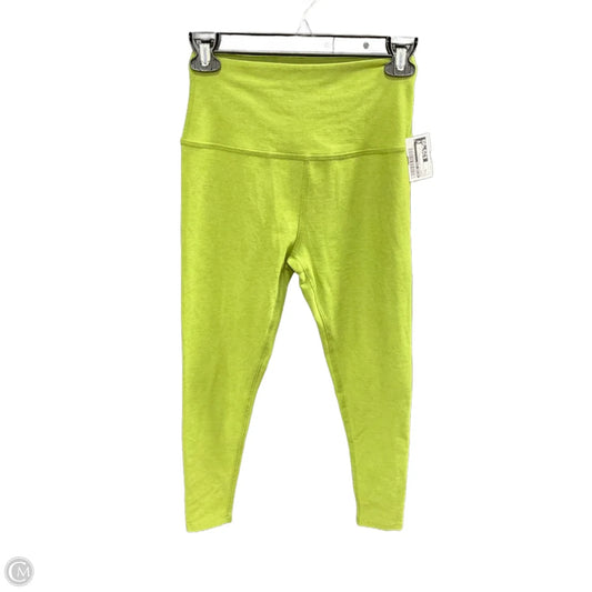 Athletic Leggings By Beyond Yoga In Green, Size: M