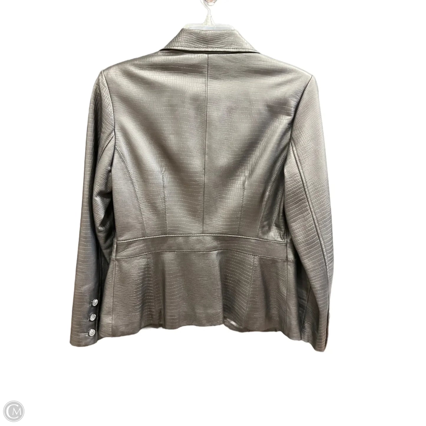 Jacket Leather By Alfani In Black, Size: S