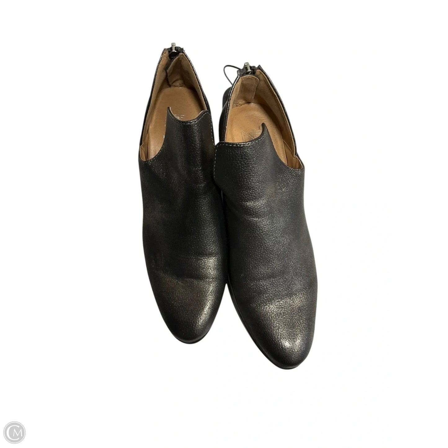 Boots Ankle Heels By New Directions In Grey, Size: 6.5