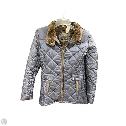 Coat Puffer & Quilted By Weatherproof In Blue, Size: S