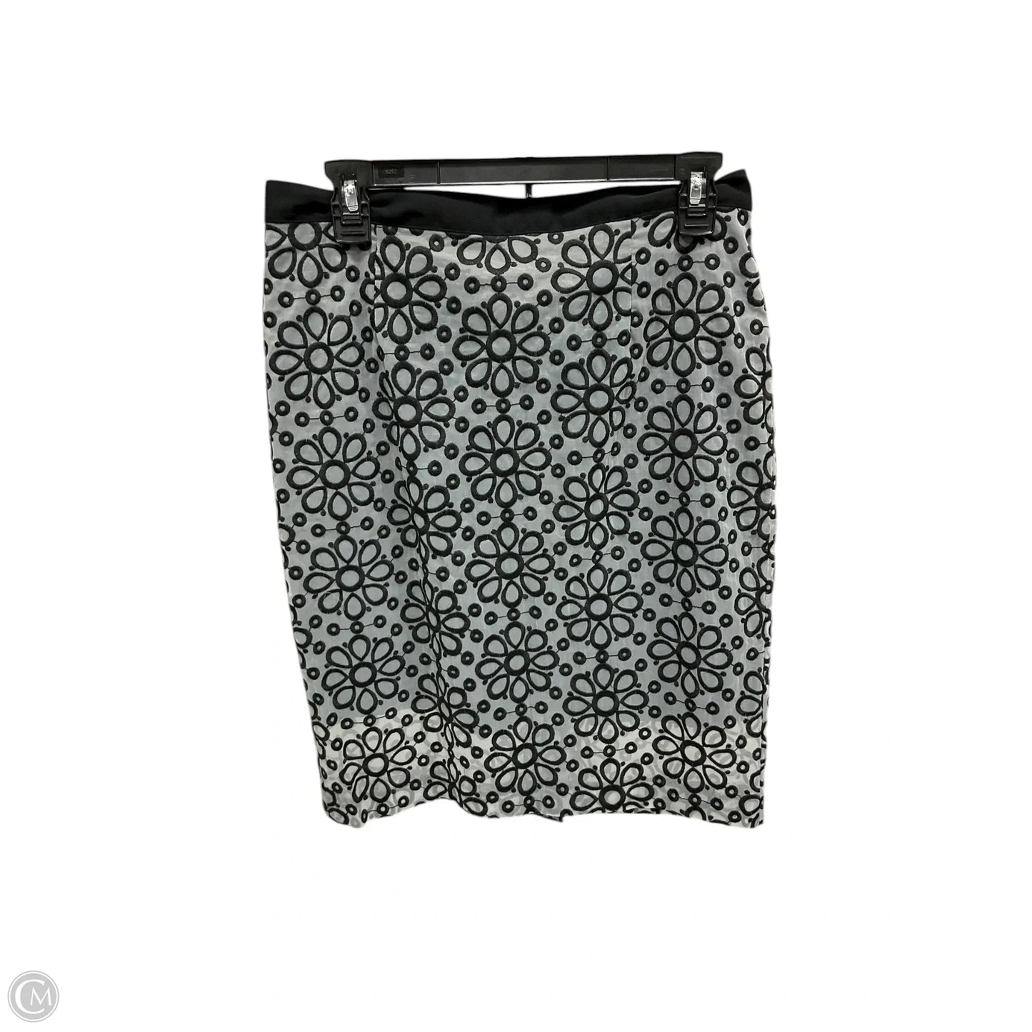 Skirt Mini & Short By Halogen In Black Denim, Size: 10p