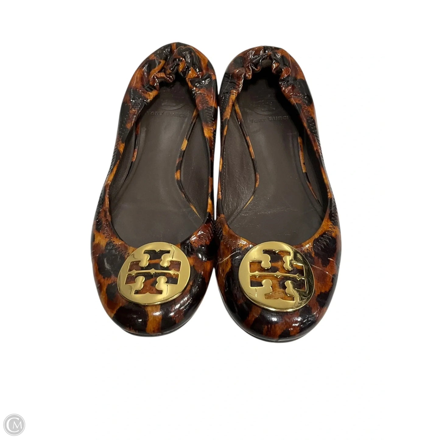 Shoes Designer By Tory Burch In Tortoise Shell Print, Size: 7.5