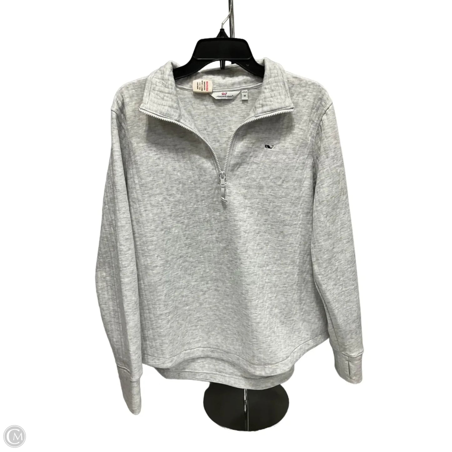 Top Long Sleeve By Vineyard Vines In Grey, Size: M