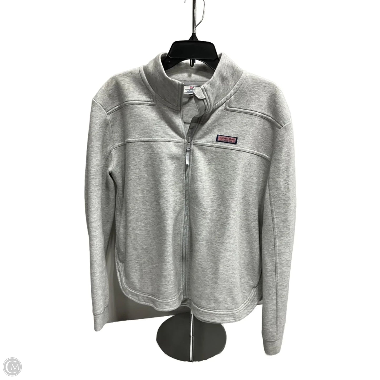 Sweatshirt Collar By Vineyard Vines In Grey, Size: Xl