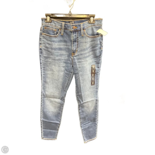 Jeans Skinny By J. Crew In Blue Denim, Size: 8