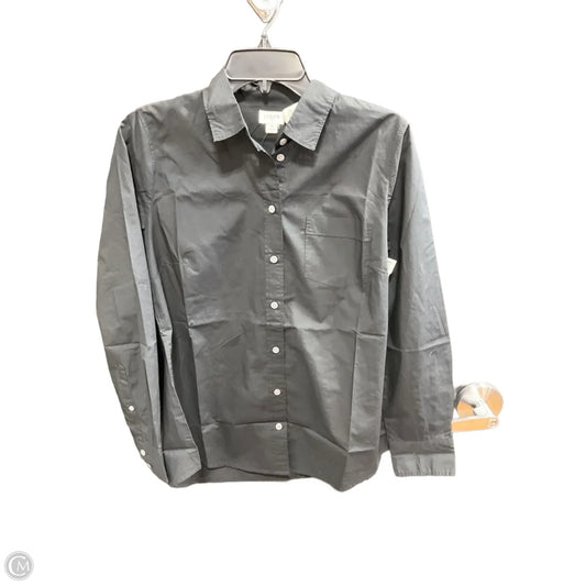 Blouse Long Sleeve By J. Crew In Black, Size: S