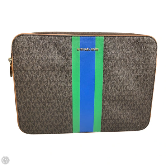Laptop Bag Designer By Michael Kors, Size: Large