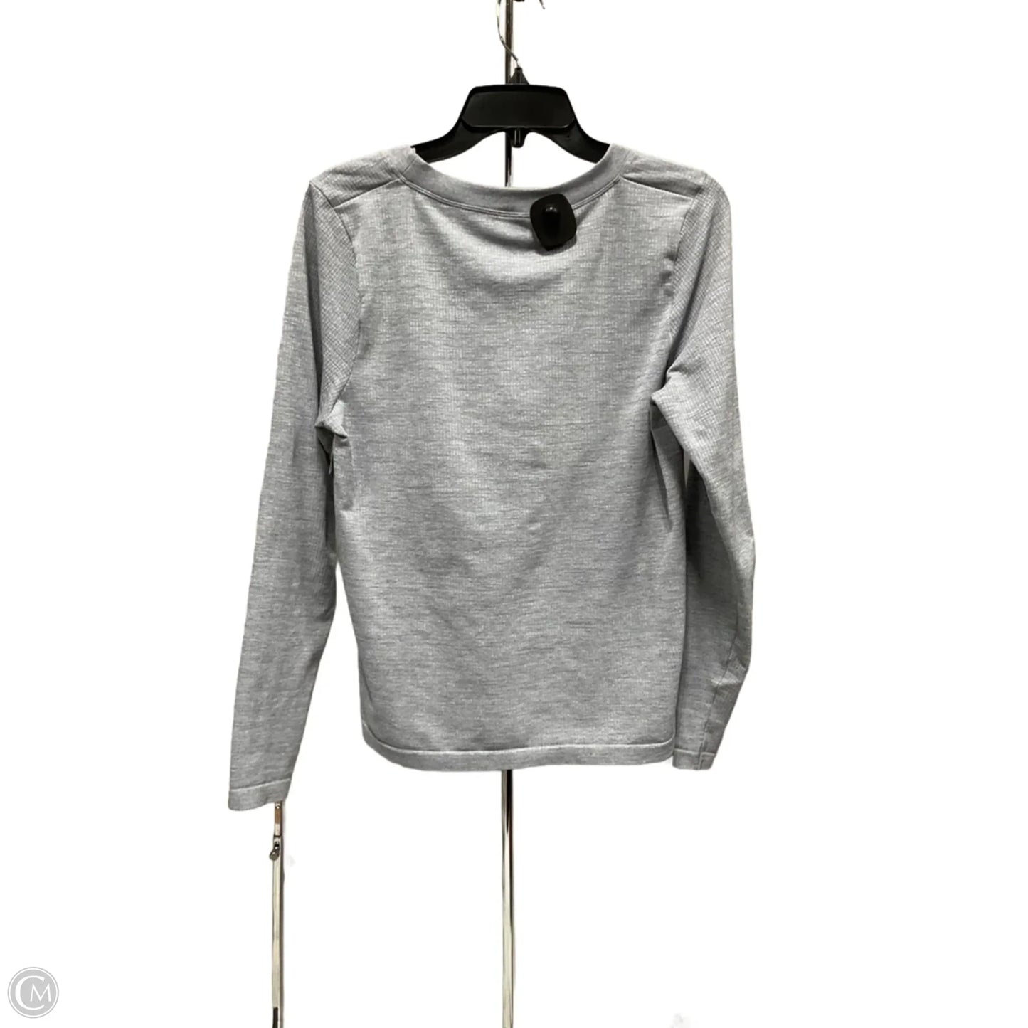 Athletic Top Long Sleeve Crewneck By Athleta In Grey, Size: Xl