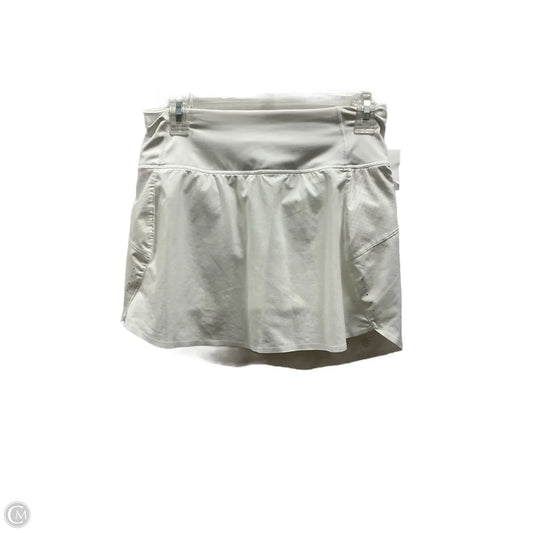 Athletic Skort By Athleta In White, Size: Xs
