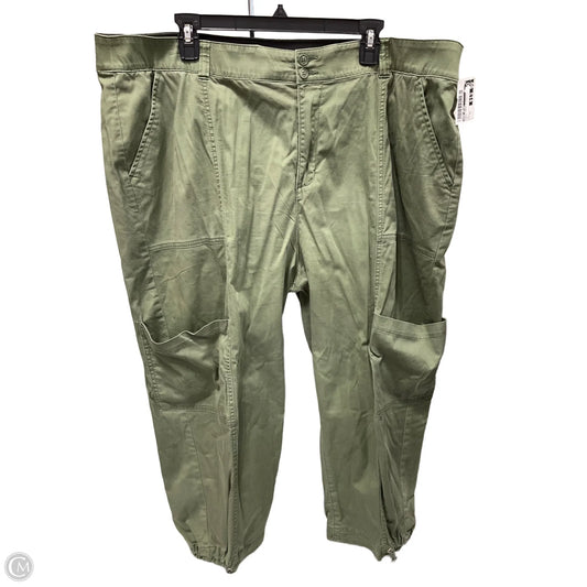 Pants Cargo & Utility By Lane Bryant In Green, Size: 22