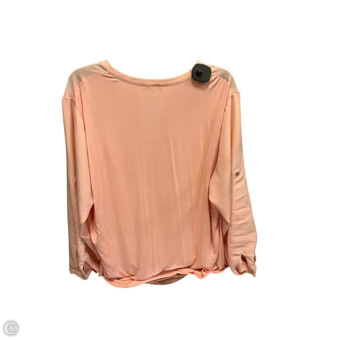 Top Long Sleeve By Calvin Klein In Pink, Size: 3x