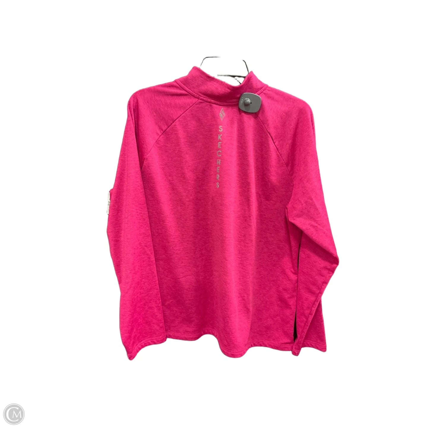 Athletic Jacket By Skechers In Pink, Size: 2x
