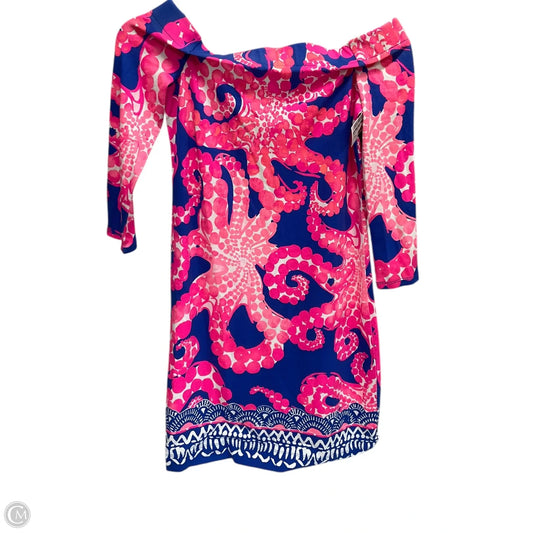 Dress Designer By Lilly Pulitzer In Pink & White, Size: Xxs