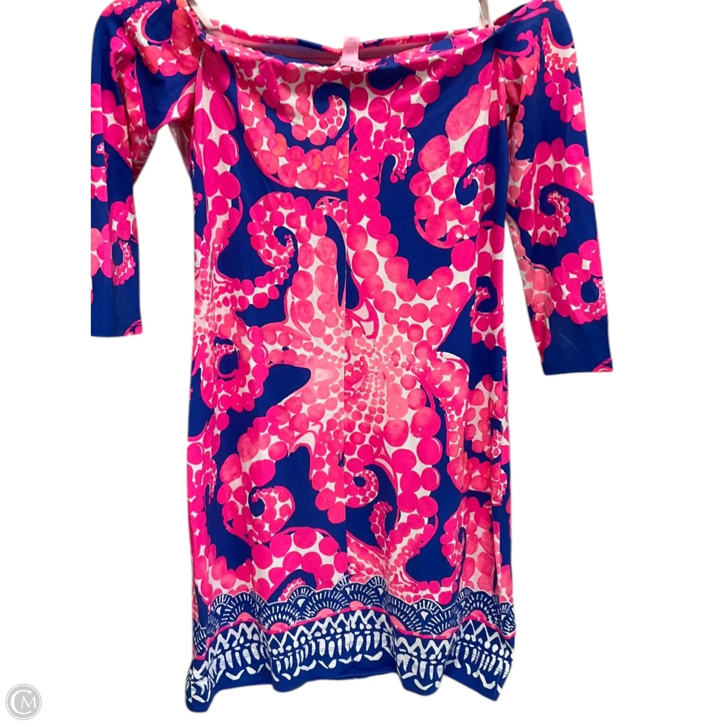 Dress Designer By Lilly Pulitzer In Pink & White, Size: Xxs