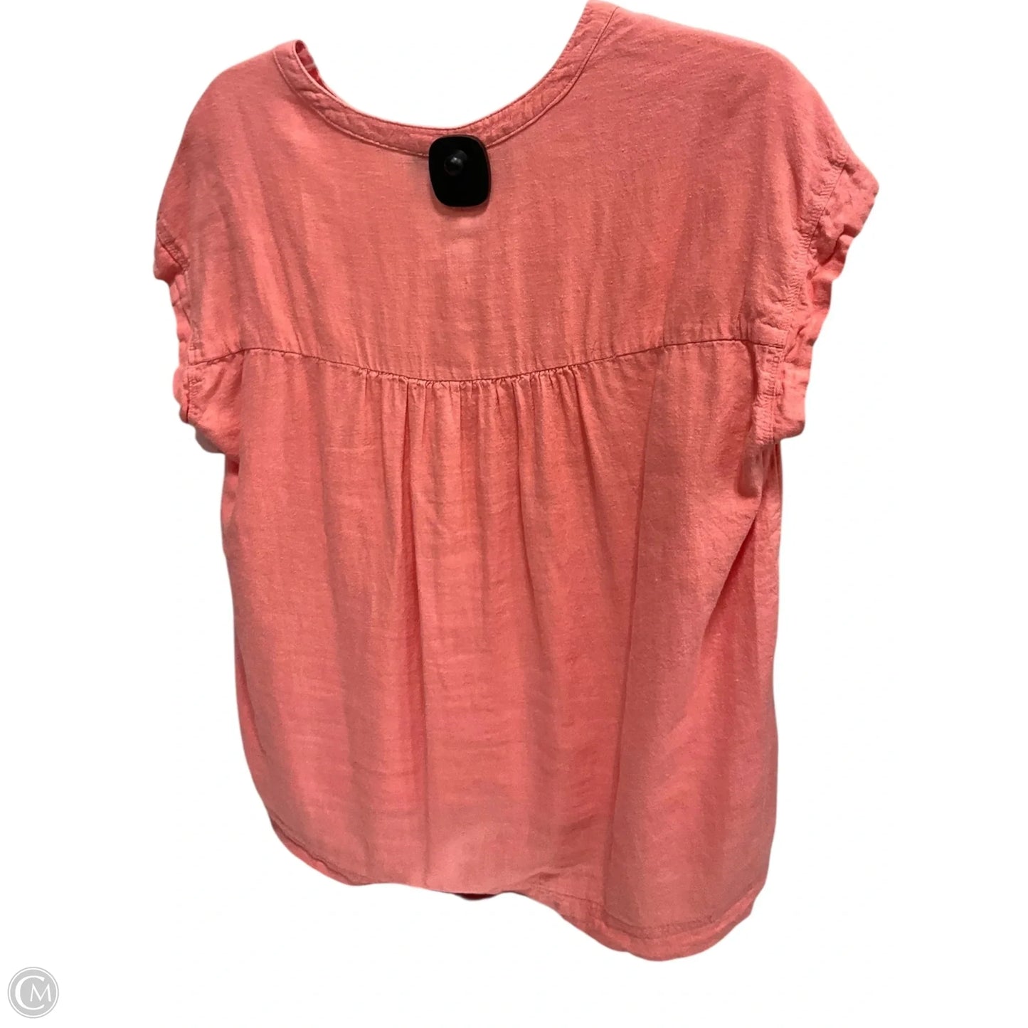 Top Short Sleeve By Splendid In Coral, Size: M