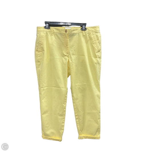 Pants Chinos & Khakis By Talbots In Yellow, Size: 12