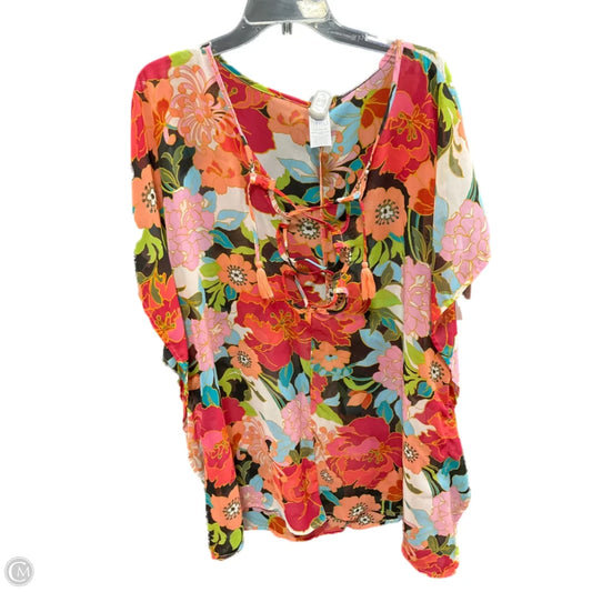 Swimwear Cover-up By Time And Tru In Red, Size: L