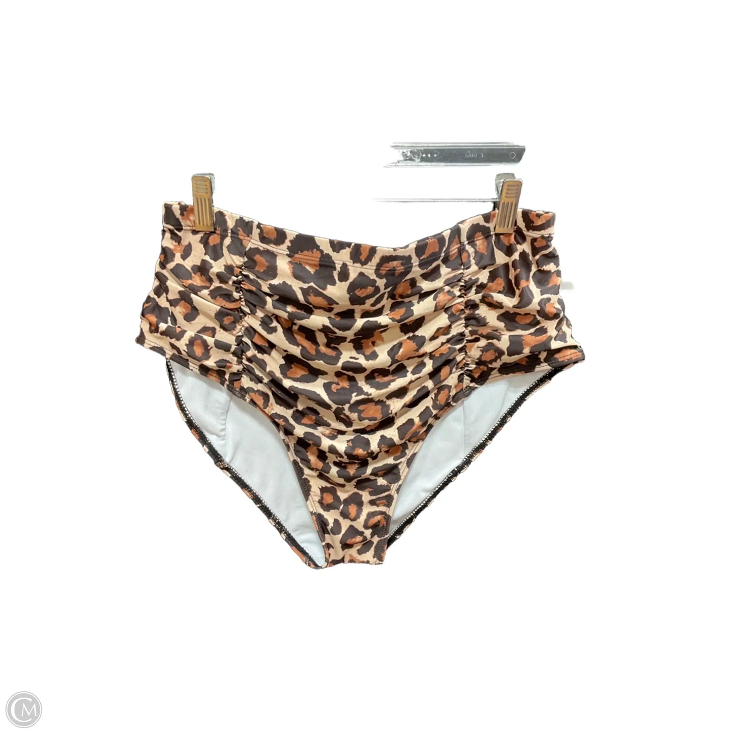Swimsuit Bottom By Cme In Animal Print, Size: 14