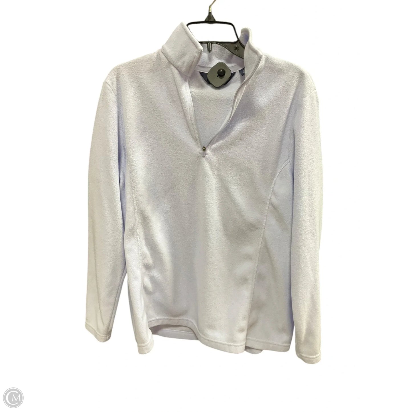 Jacket Fleece By Lands End In Purple, Size: L