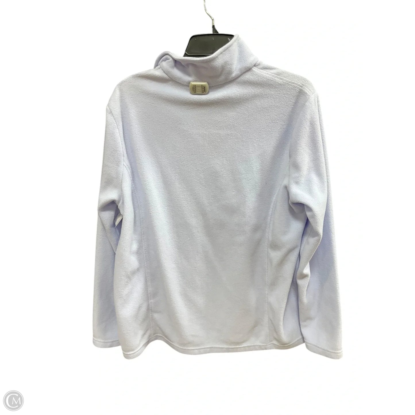 Jacket Fleece By Lands End In Purple, Size: L