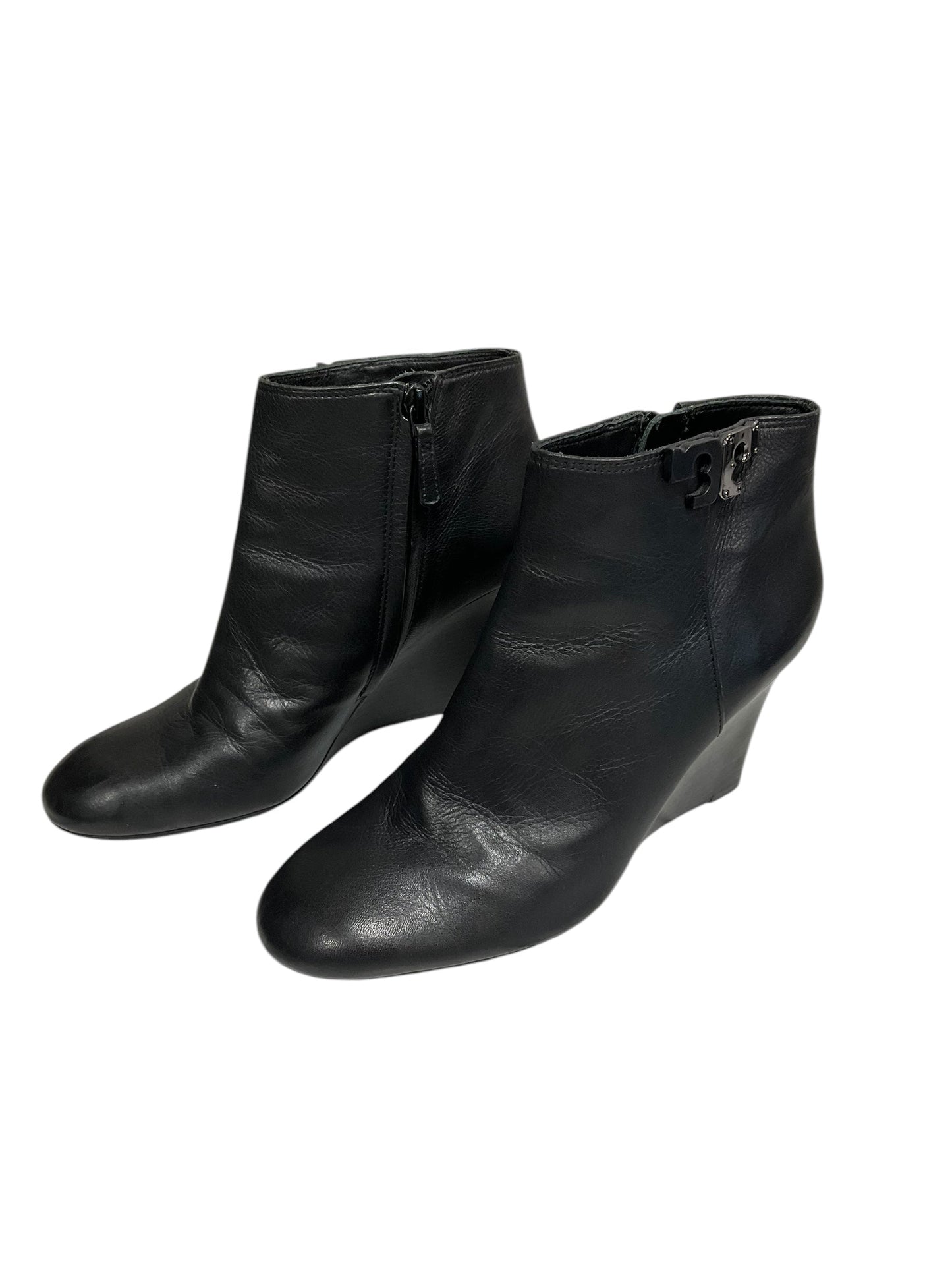 Boots Designer By Tory Burch In Black, Size: 7