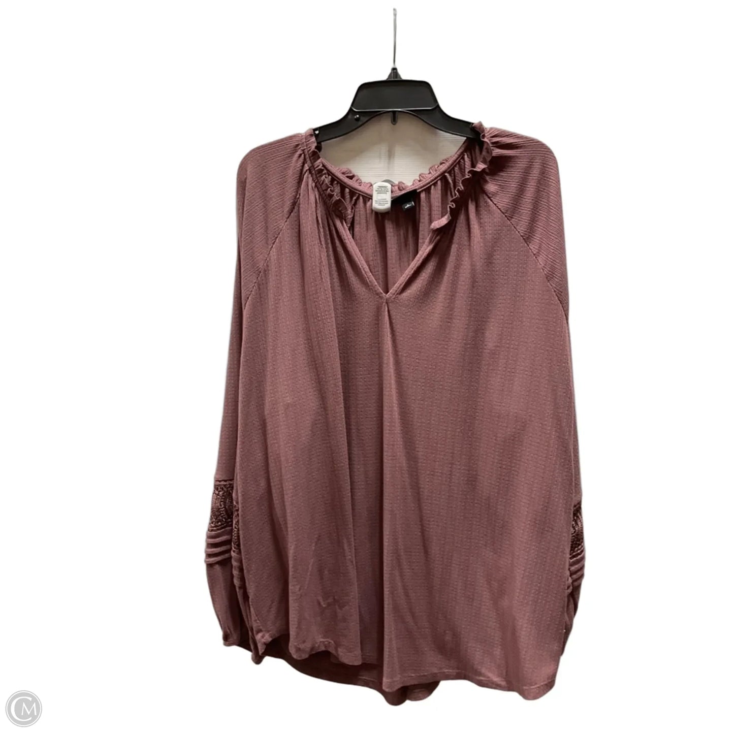 Top Long Sleeve By Torrid In Pink, Size: 3x