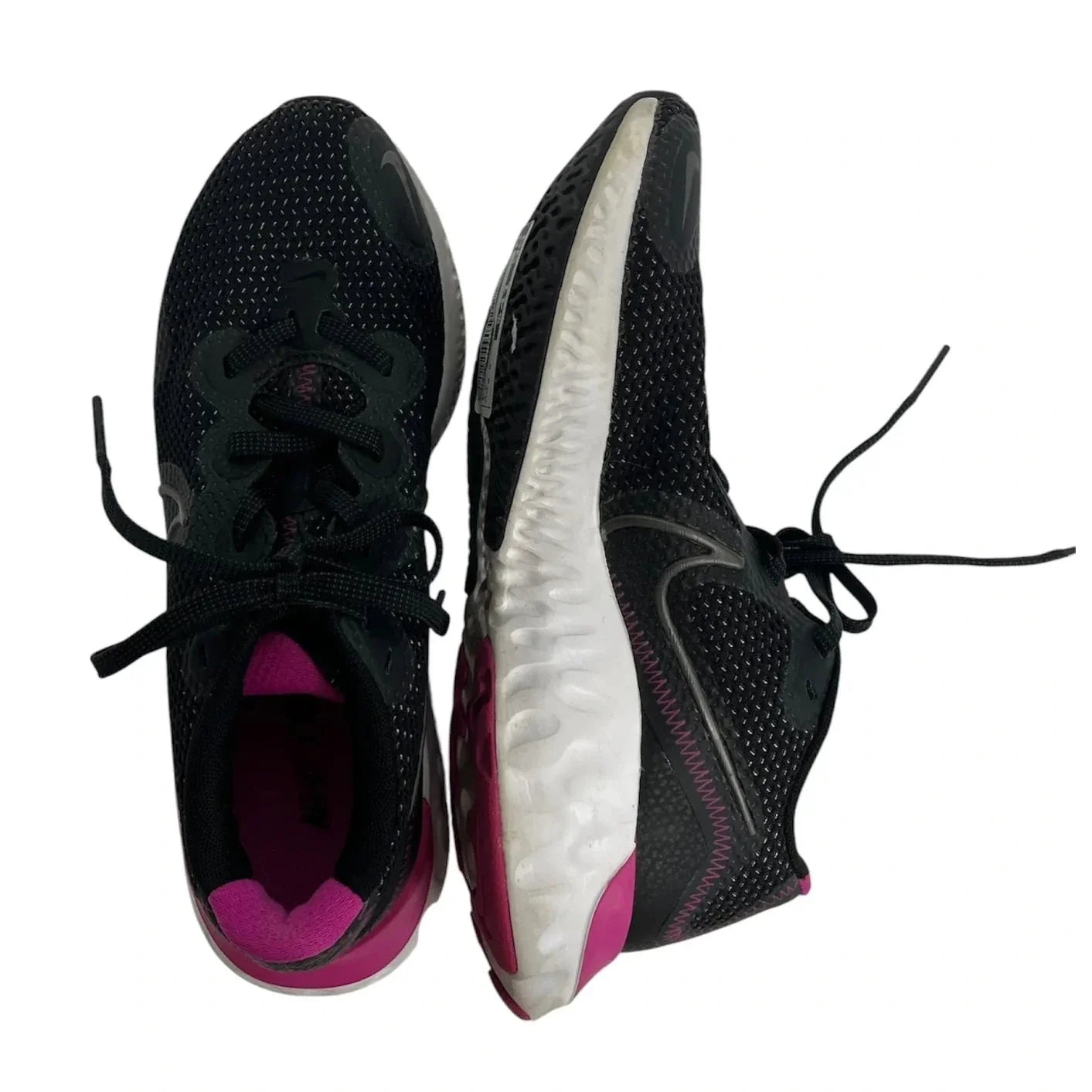Shoes Athletic By Nike In Black & Pink, Size: 6.5