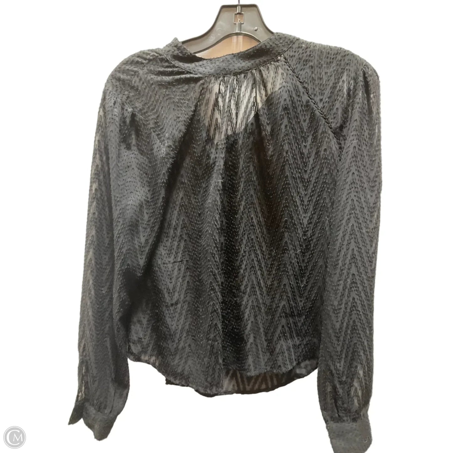 Top Long Sleeve By Free People In Black, Size: S