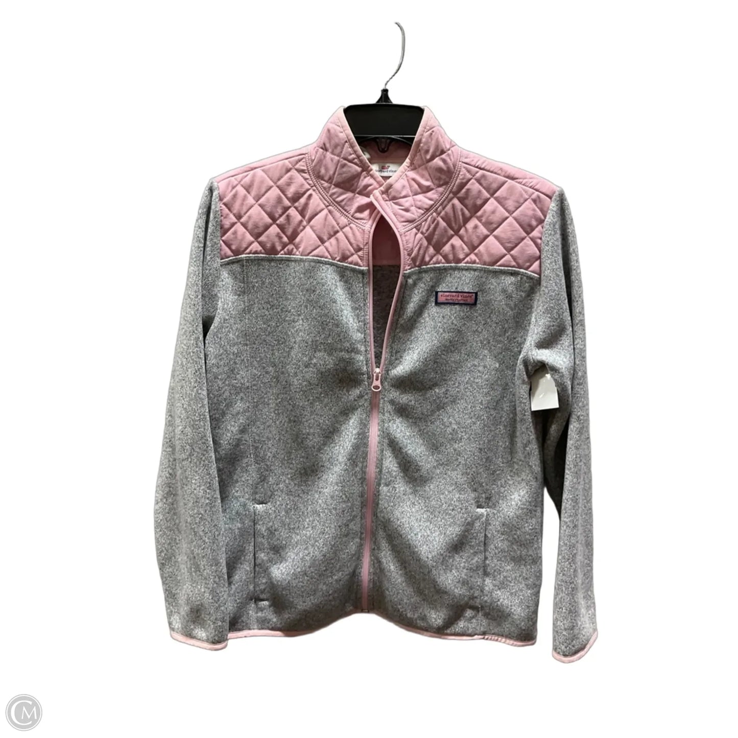 Jacket Other By Vineyard Vines In Grey & Pink, Size: Xl