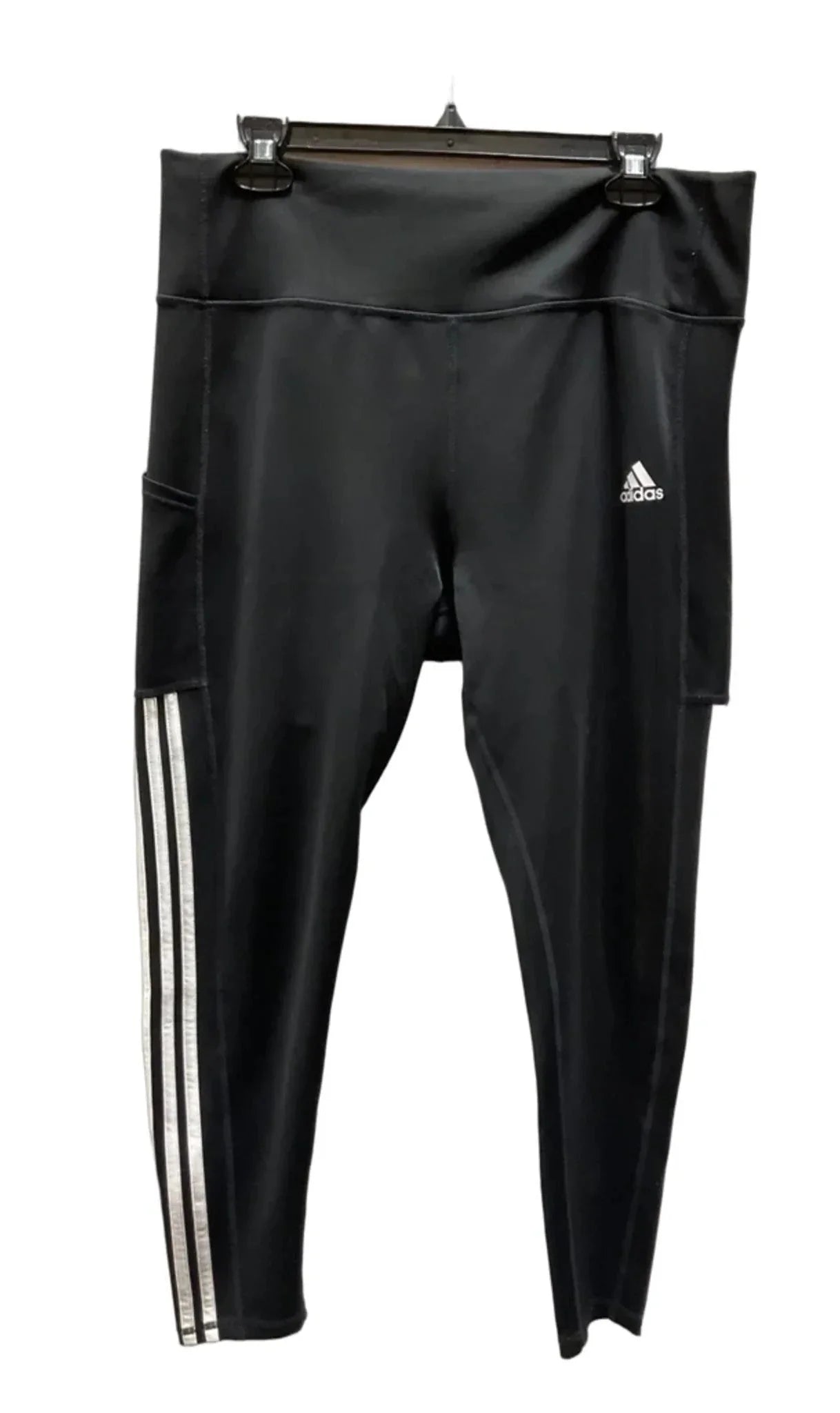 Athletic Leggings By Adidas In Black, Size: Xl