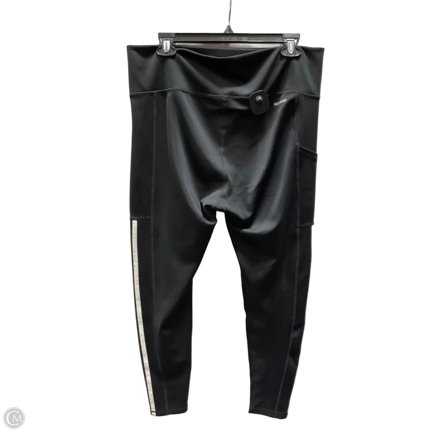 Athletic Leggings By Adidas In Black, Size: Xl