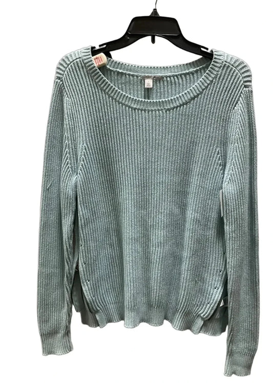 Sweater By Halogen In Aqua, Size: L