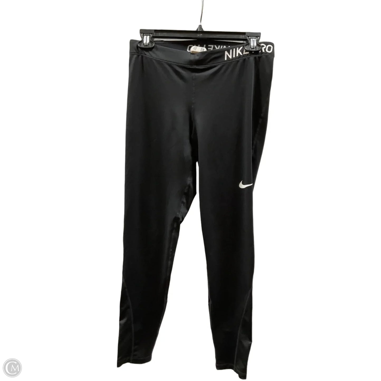 Athletic Leggings By Nike In Black, Size: L
