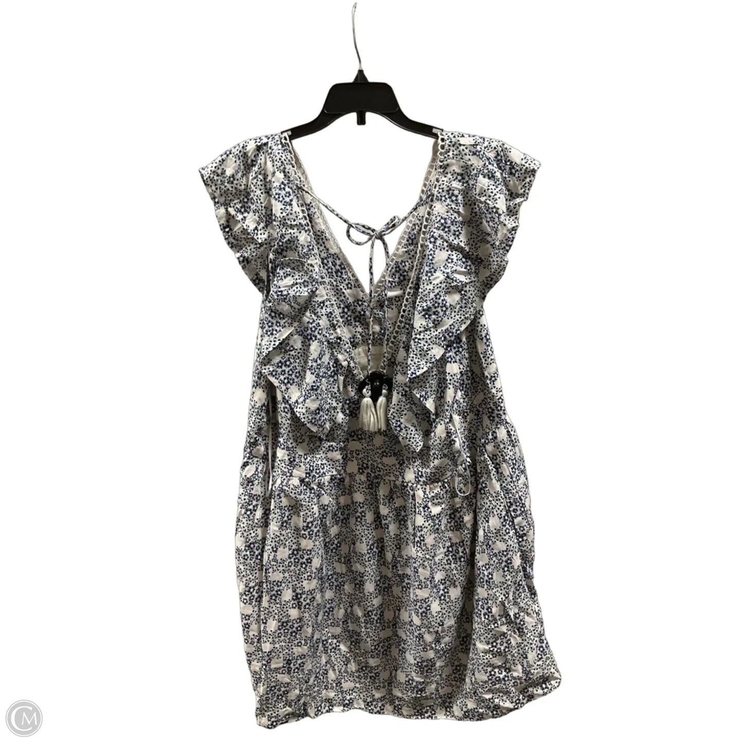 Dress Casual Short By Anthropologie In Blue & Pink, Size: Xl